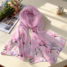 XX2001   Versatile Printed Chiffon Scarf
