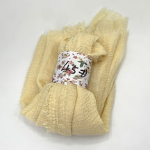 WJ01  Plain Seersucker Crinkle Fringe Edge Large Hijab