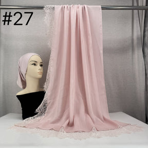 HY002  Elegant Plain Breathable Modal Hijab + Undercap Set