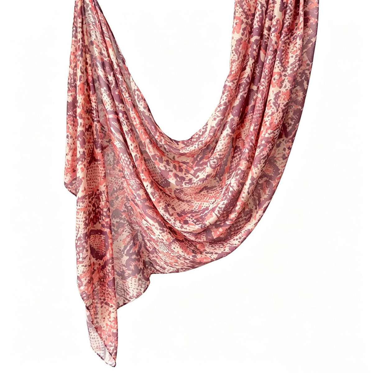 JB030 Printed Double-Sided Polyester Cotton Hijab