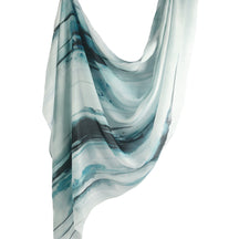 WJ001  Printed Tie-Dye Polyester Long Hijab