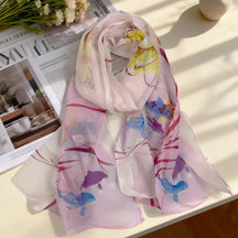 XX2001   Versatile Printed Chiffon Scarf