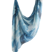 WJ001  Printed Tie-Dye Polyester Long Hijab