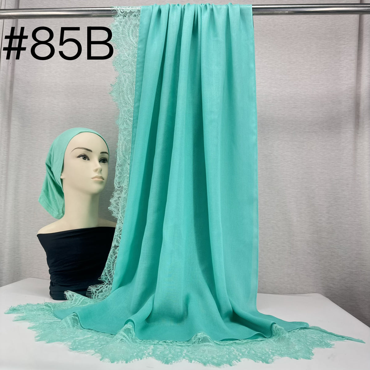 HY002  Elegant Plain Breathable Modal Hijab + Undercap Set