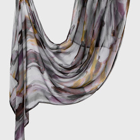 YW560  Fashionable Printed Viscose Minimalist Hijab