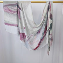 JB020  Fashion Single Stitch Printed Modal Hijab