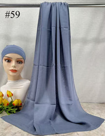 HY006 Gorro de algodón de bambú fino, transpirable, de color sólido