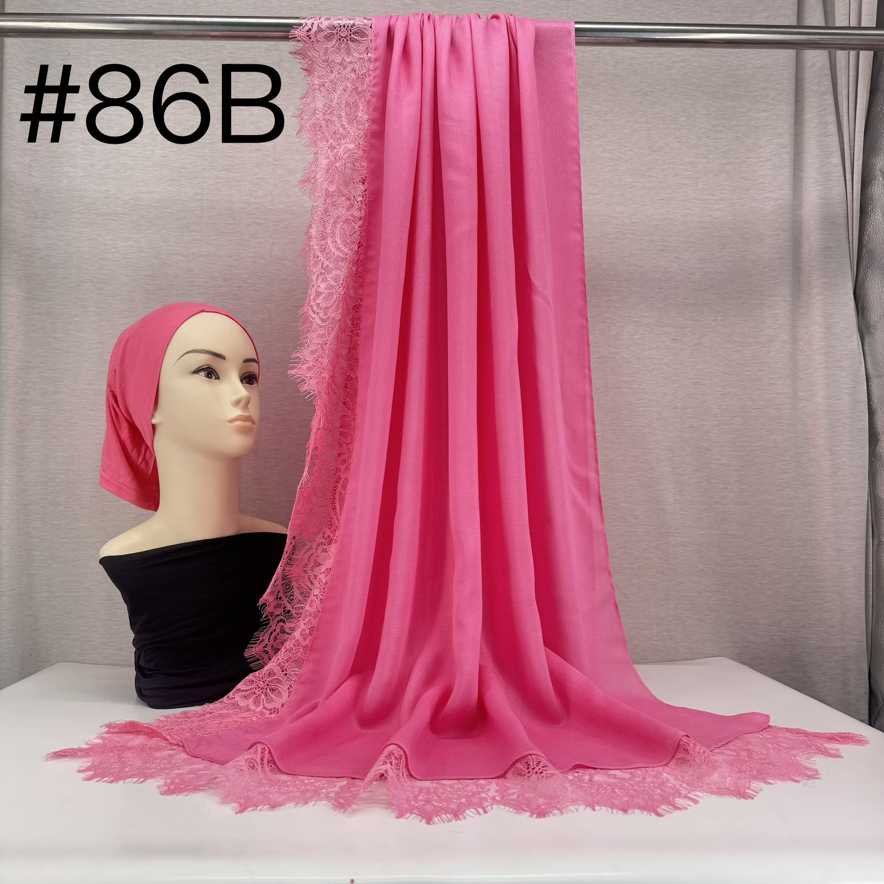 HY002  Elegant Plain Breathable Modal Hijab + Undercap Set