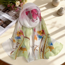 XX2001   Versatile Printed Chiffon Scarf