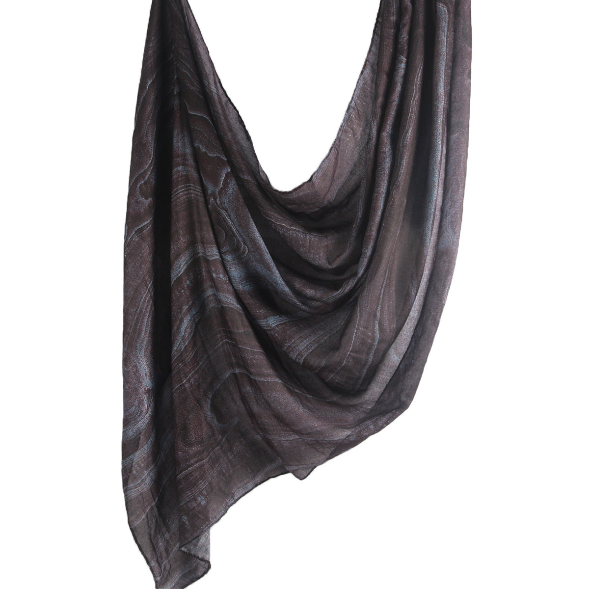 WJ001  Printed Tie-Dye Polyester Long Hijab