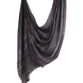 WJ001  Printed Tie-Dye Polyester Long Hijab