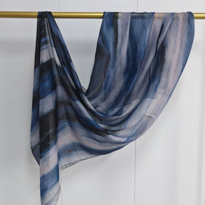 JB030  Printed Double-Sided Dye Penetration Soft Hijab