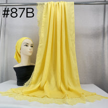 HY002  Elegant Plain Breathable Modal Hijab + Undercap Set