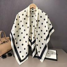 S11001  110*110 cm Printed Silk-Look Large Square Scarf