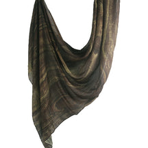 WJ001  Printed Tie-Dye Polyester Long Hijab