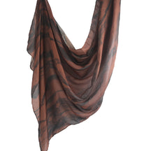 WJ001  Printed Tie-Dye Polyester Long Hijab