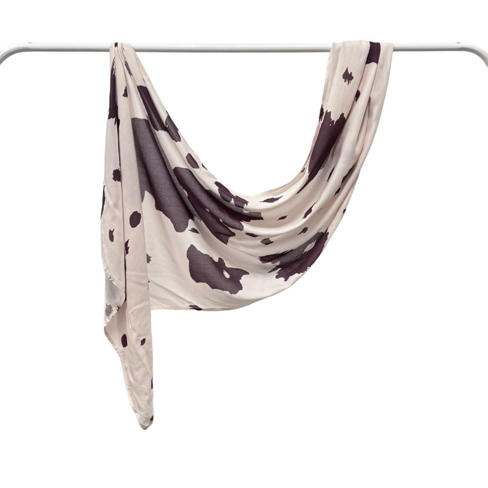 WJ002 Printed Double Stitch Modal Hijab