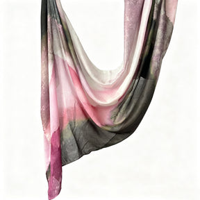 JB030 Printed Double-Sided Polyester Cotton Hijab