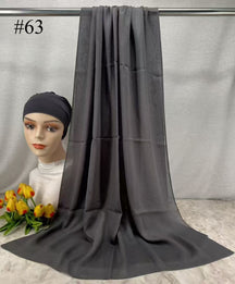 HY006 Gorro de algodón de bambú fino, transpirable, de color sólido