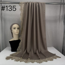 HY002  Elegant Plain Breathable Modal Hijab + Undercap Set
