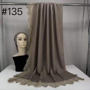 HY002  Elegant Plain Breathable Modal Hijab + Undercap Set