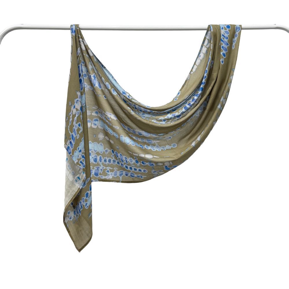 WJ002 Printed Double Stitch Modal Hijab