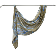 WJ002 Printed Double Stitch Modal Hijab