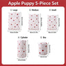 #58-Apple Dog 5 Piece Set （Small Medium Large + Cylinder + Bra）