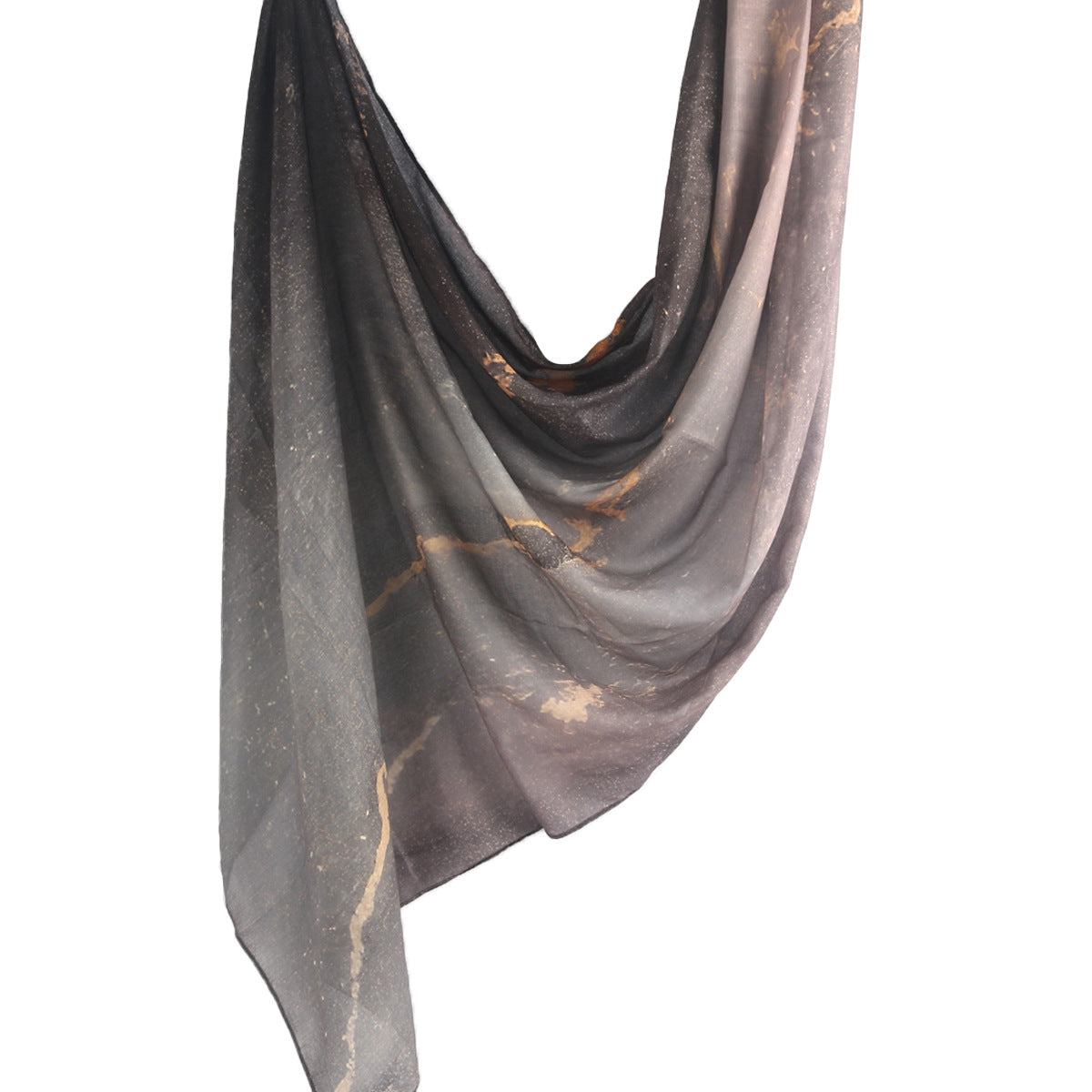 WJ001  Printed Tie-Dye Polyester Long Hijab