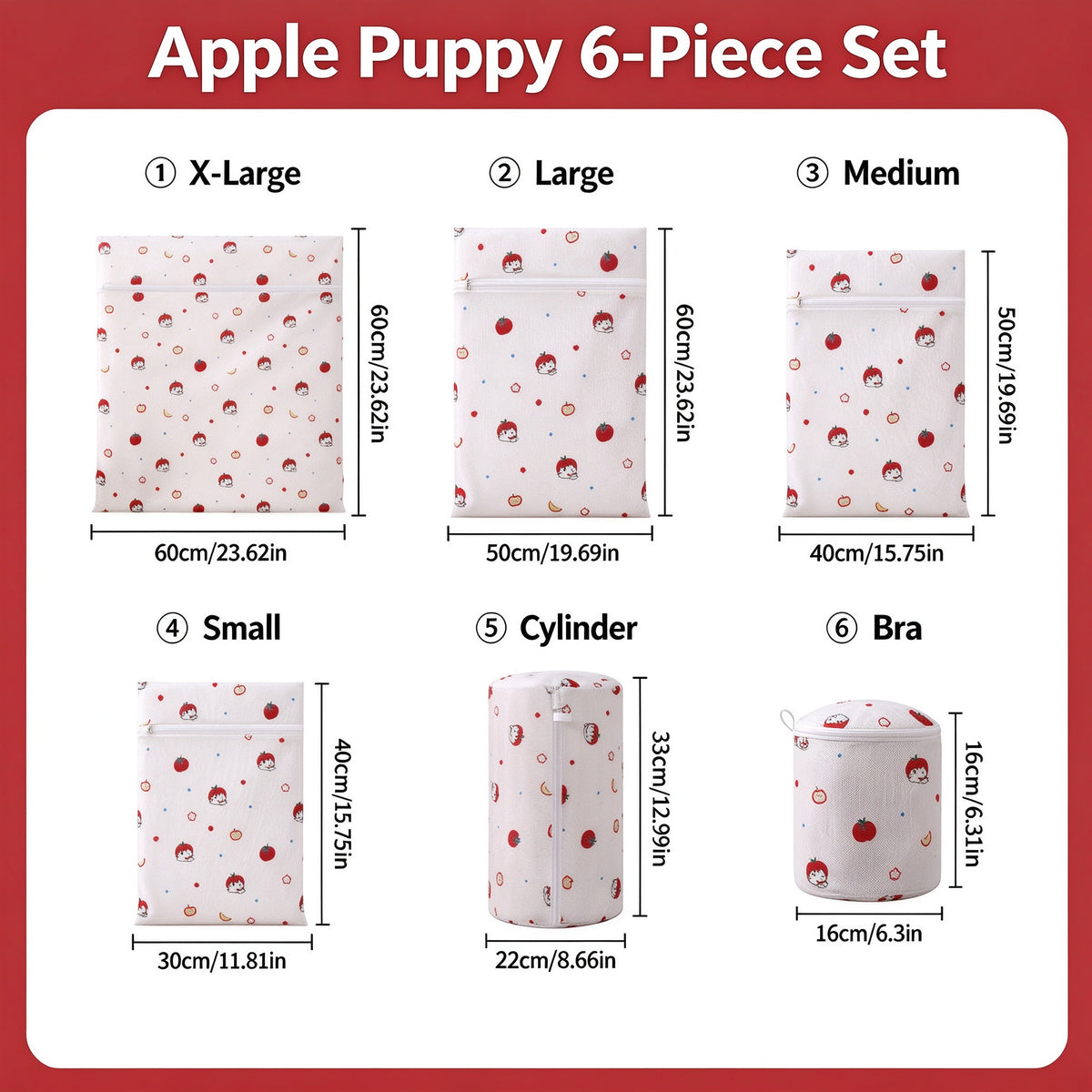 Thickened Chunky Fine Laundry Polyester Mesh Bag - Color Option