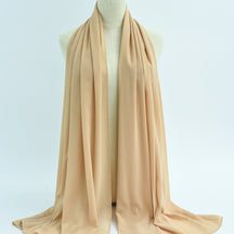 G50 132 colores Hijab de gasa perla