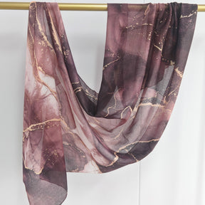 JB030  Printed Double-Sided Dye Penetration Soft Hijab