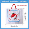 #62-Blue Apple Dog Tote Bag （Large 40*50*6cm）