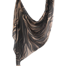 WJ001  Printed Tie-Dye Polyester Long Hijab