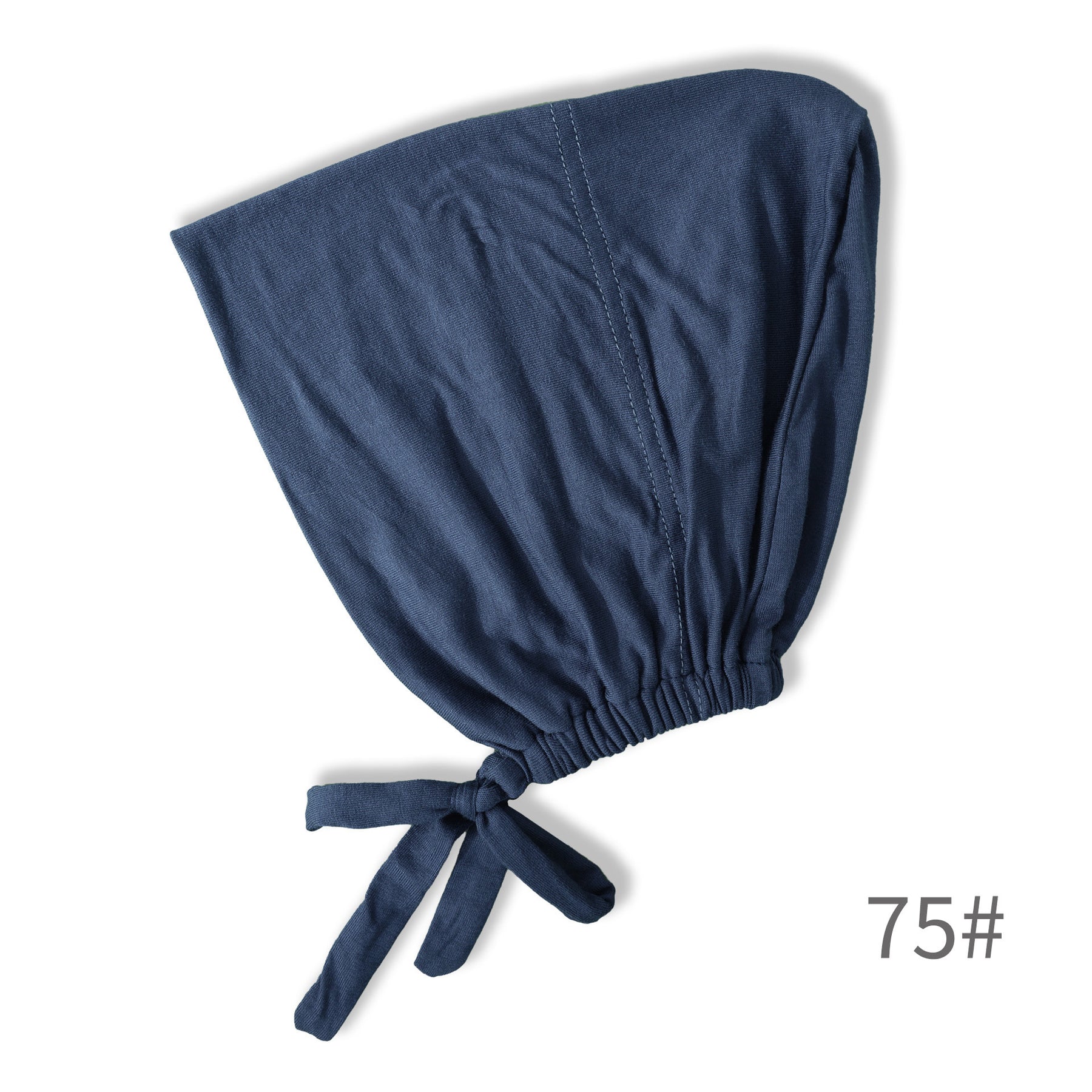 BD-01  Adjustable mercerized cotton jersey strap Muslim hat bottom cap