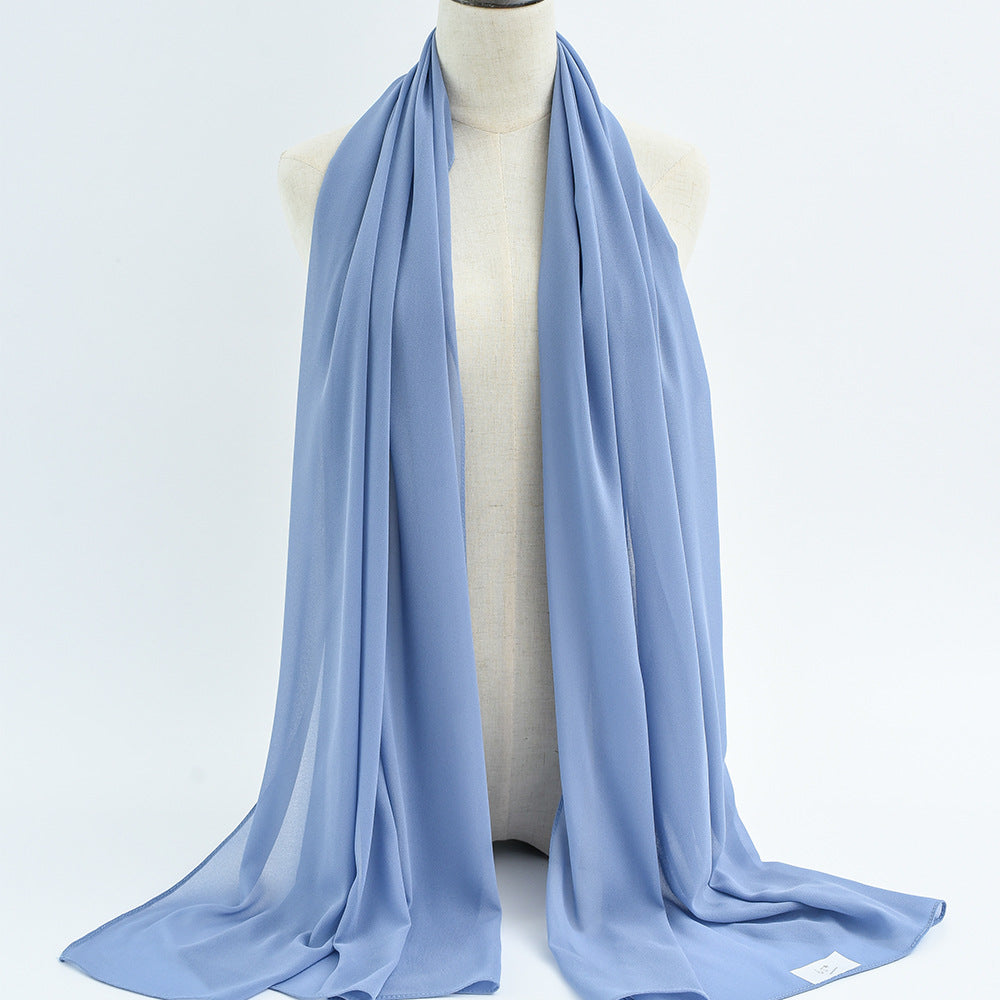 G50 132 warna Tudung chiffon mutiara