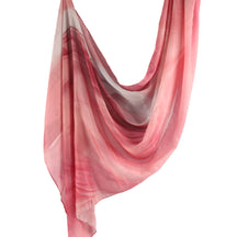 WJ001  Printed Tie-Dye Polyester Long Hijab