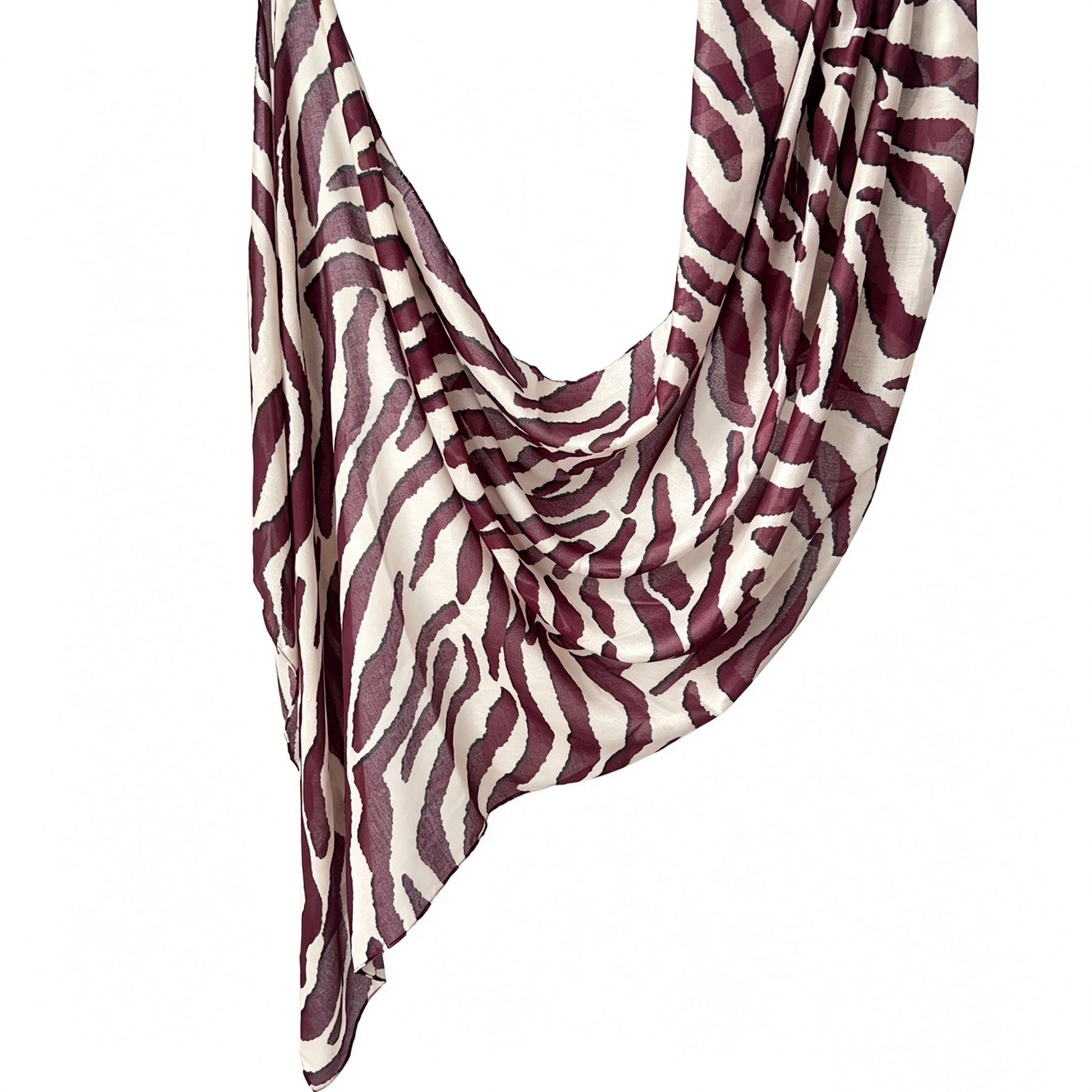 JB030 Printed Double-Sided Polyester Cotton Hijab