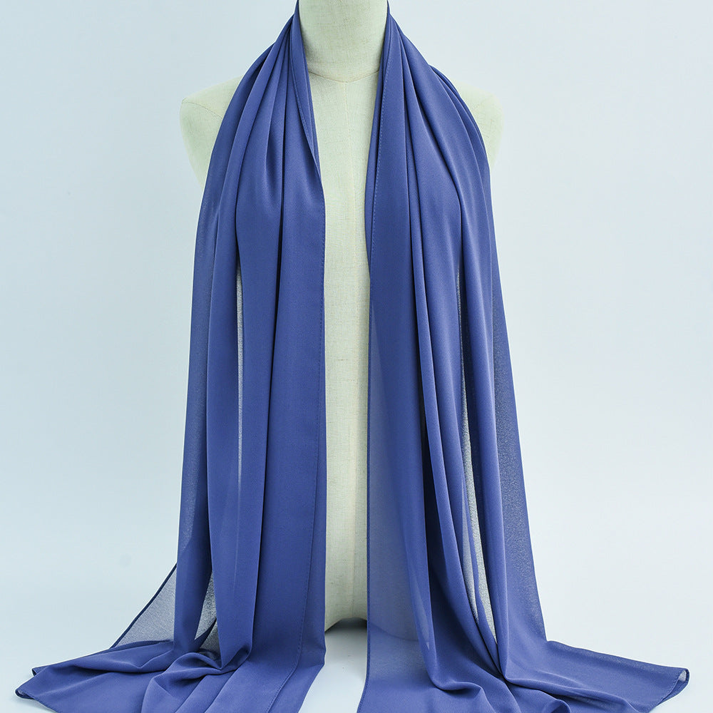 G50 132 warna Tudung chiffon mutiara