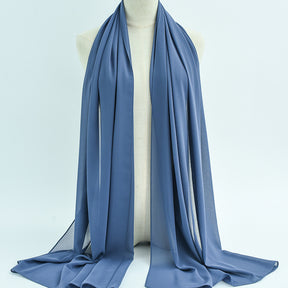 G50 132 warna Tudung chiffon mutiara
