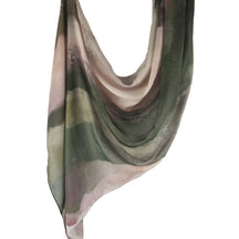 WJ001  Printed Tie-Dye Polyester Long Hijab