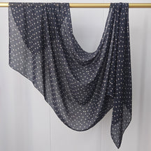 JB020  Fashion Single Stitch Printed Modal Hijab