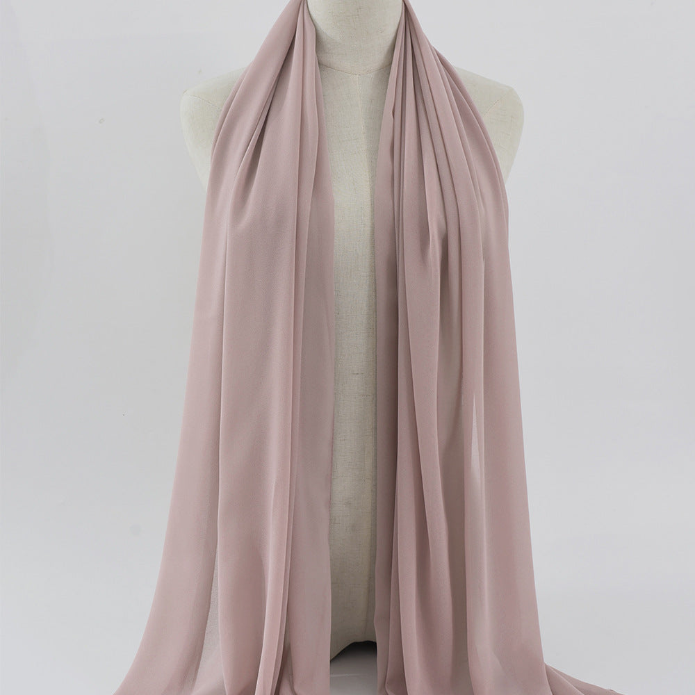 G50 132 warna Tudung chiffon mutiara