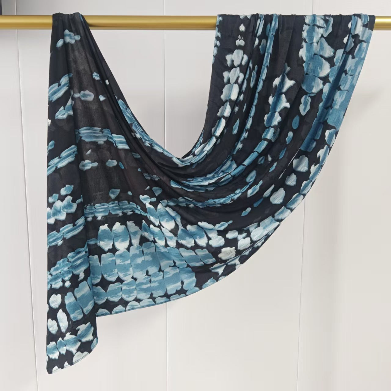 JB021 145GSM Mercerized Cotton Printed Jersey Hijab