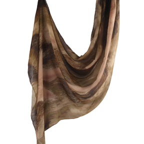 WJ001  Printed Tie-Dye Polyester Long Hijab