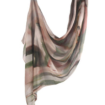 WJ001  Printed Tie-Dye Polyester Long Hijab