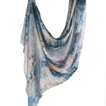WJ001  Printed Tie-Dye Polyester Long Hijab