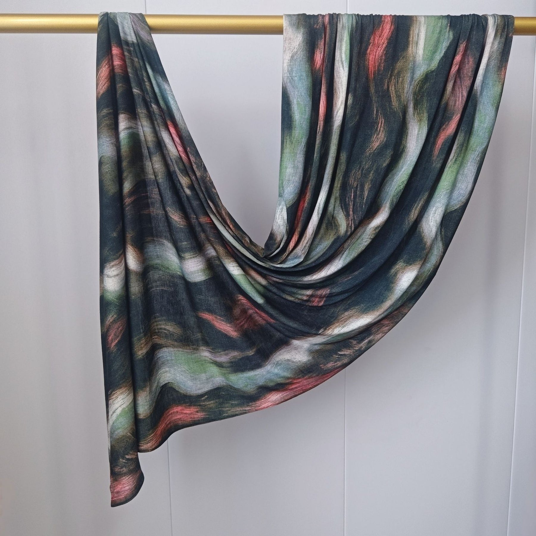 JB021 145GSM Mercerized Cotton Printed Jersey Hijab