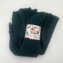 WJ01  Plain Seersucker Crinkle Fringe Edge Large Hijab