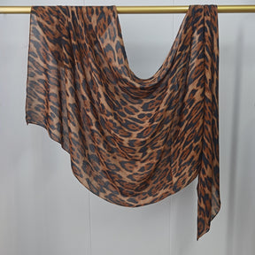 JB020  Fashion Single Stitch Printed Modal Hijab